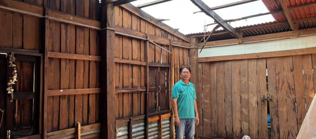 พายุฤดูร้อนถล่มซ้ำเพชรบูรณ์ความเสียหายจากพายุ บ้านเรือนเสียหาย 109 หลัง