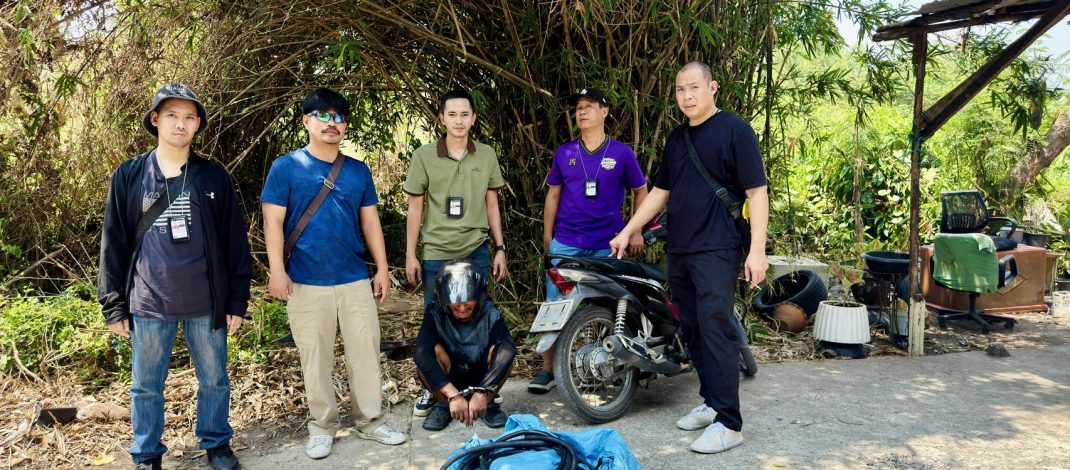 สืบหัวหมากรวบหนุ่มวัย 22 ลักตัดสายไฟคอนโดกลางดึก สารภาพสิ้น ใช้จยย.ขนของกลาง พบประวัติคดีลักทรัพย์ 2 คดี