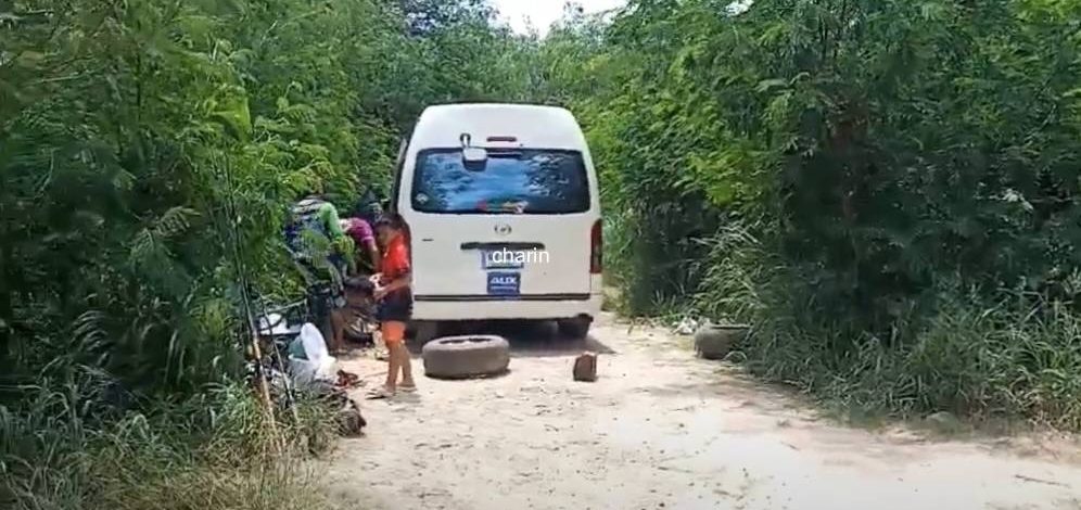 ชาวเน็ตโพสต์เตือนภัย จอดรถริมเขื่อนลำตะคองข้ามคืน กลับมาพบถูกขโมยถอดล้อทั้ง 4 ล้อ