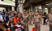 น.1 ร่วมสน.บางเขน ส่งมอบหมวกกันน๊อ 150 ใบ ให้ผู้ขับขี่วิน