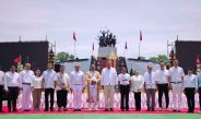 ผู้ว่าฯสิงห์บุรี และ ที่ปรึกษาผู้ว่าฯฝ่ายความมั่นคง ทำพิธีบวงสรวง อนุสาวรีย์วีรชนค่ายบางระจัน