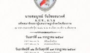 นายสมบูรณ์ วันไชยธนวงศ์ อดีต ส.ส.เชียงราย 7 สมัยถึงแก่ “ถึงแก่อสัญกรรม” สิริอายุ 90 ปี
