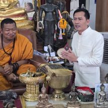 สาบานต่อหน้าองค์พระ 9 ผู้ผ่านบำบัดประกาศตัดขาดยา นายอำเภอเมืองโคราชลั่น “ถ้ากลับไปอีก ดำเนินคดีทันที”
