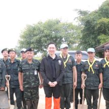 ผบ.มทบ.38 ต้อนรับ รองนายกรัฐมนตรีฯ ลงพื้นที่น่าน ติดตามฟื้นฟูอุทกภัยอำเภอปัว โดยกองทัพบก