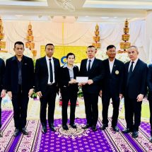 รองนายกสมาคมตำรวจ นำทัพข้าราชการและคนดัง ร่วมพิธีบำเพ็ญกุศล ‘พ.ต.อ.ธงชัย เย็นประเสริฐ’ นายก อบจ.นนทบุรี