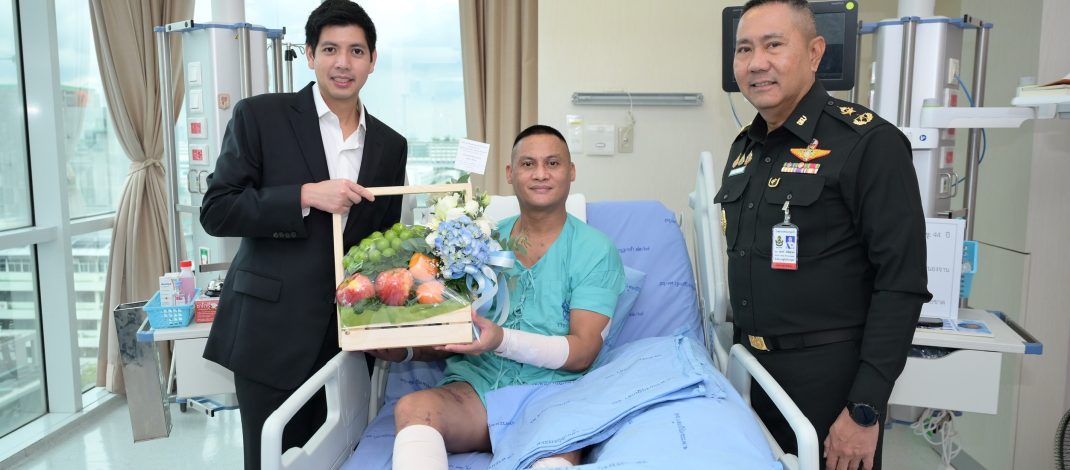 GULF สานต่อภารกิจกองทุน 100 ล้านบาท ยืนหยัดเคียงข้างผู้เสียสละเพื่อชาติ เยี่ยมให้กำลังใจพร้อมมอบเงิน 2 ล้านบาท