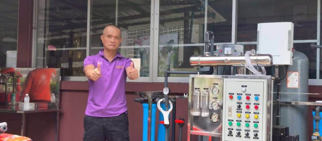 พัฒนาไม่หยุด ปากเกร็ด 1 ผุดโครงการ ผลิตน้ำดื่มภายใน สภ.ปากเกร็ด ” รู้ปัญหา ทำทันที ทำด้วยหัวใจ “